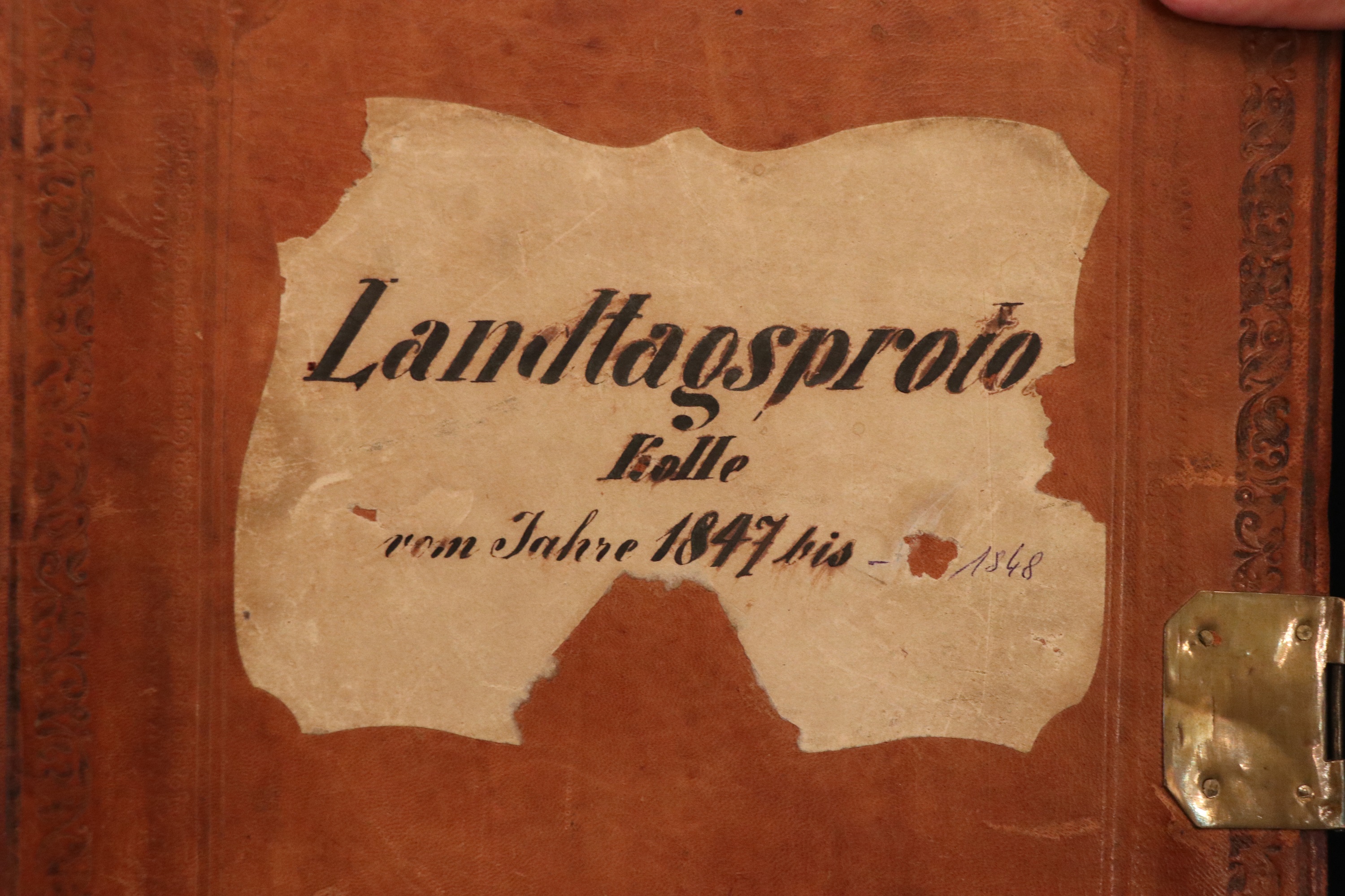 Präsentation der Sitzungsprotokolle von 1835 bis 1848 Präsentation der Sitzungsprotokolle von 1835 bis 1848