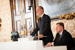 Trauersitzung im Landtag Steiermark