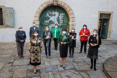 Helga Kügerl (FPÖ), Robert Reif (NEOS), Doris Kampus, Veronika Nitsche (GRÜNE), Maria Skazel (ÖVP), Manuela Khom, Claudia Klimt-Weithaler (KPÖ), Helga Ahrer (SPÖ), Juliane Bogner-Strauß