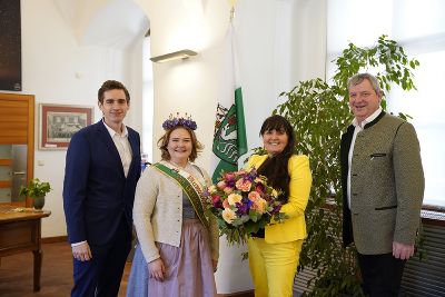 Mario Marbler, Blumenkönigin Julia II., Manuela Khom, Ferdinand Linhart