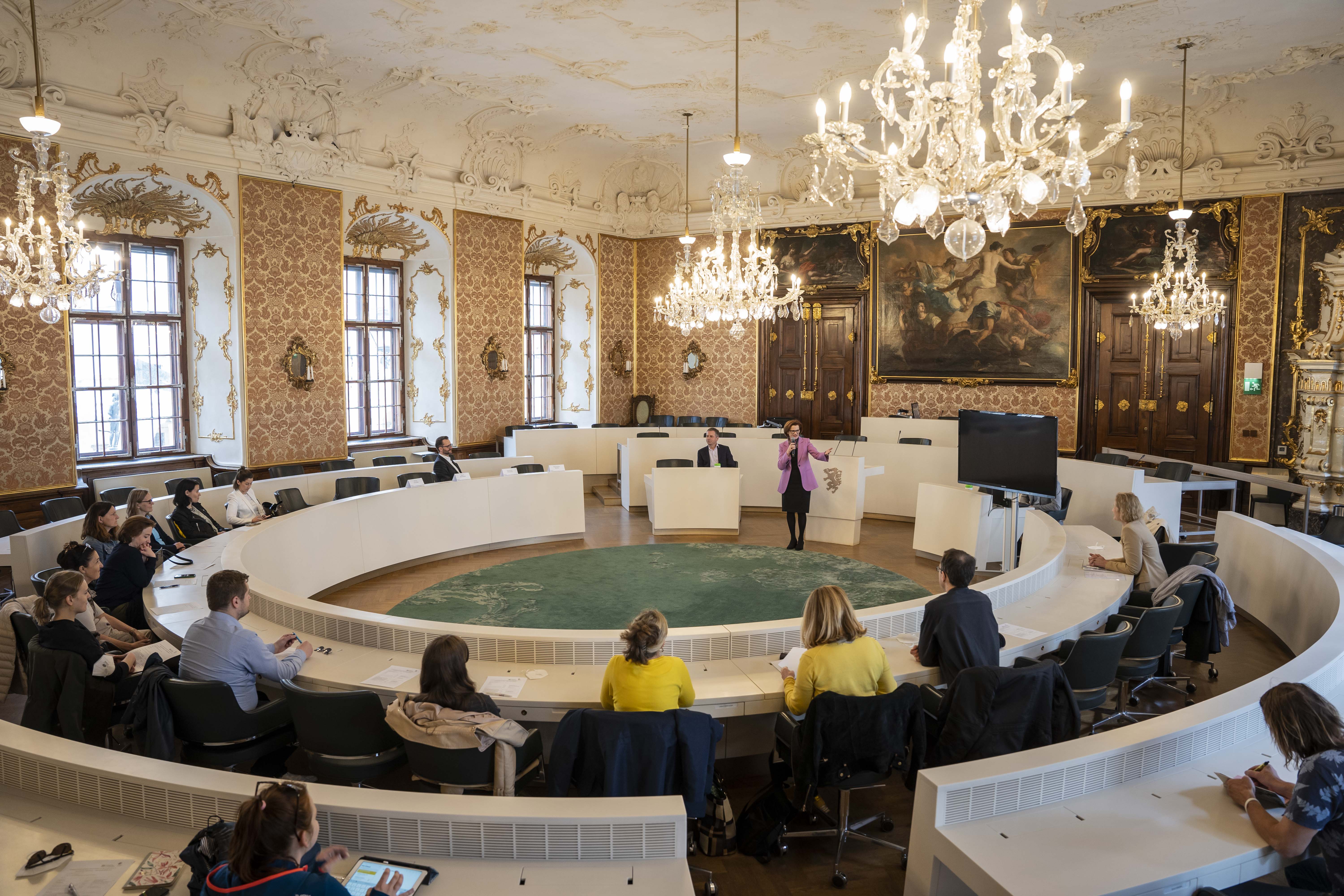 Lehrveranstaltung der PH-Stmk im Landtag