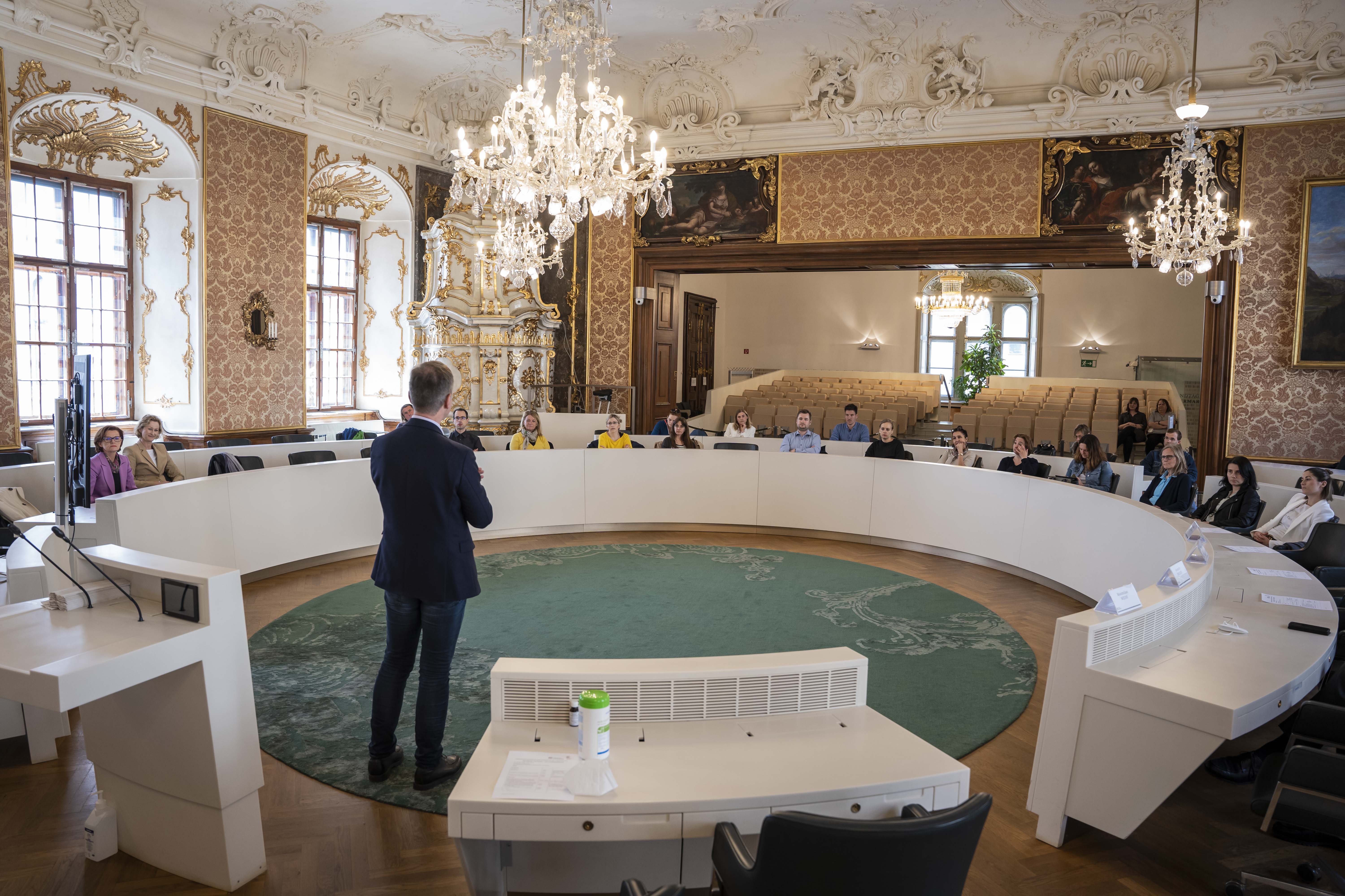 Lehrveranstaltung der PH-Stmk im Landtag