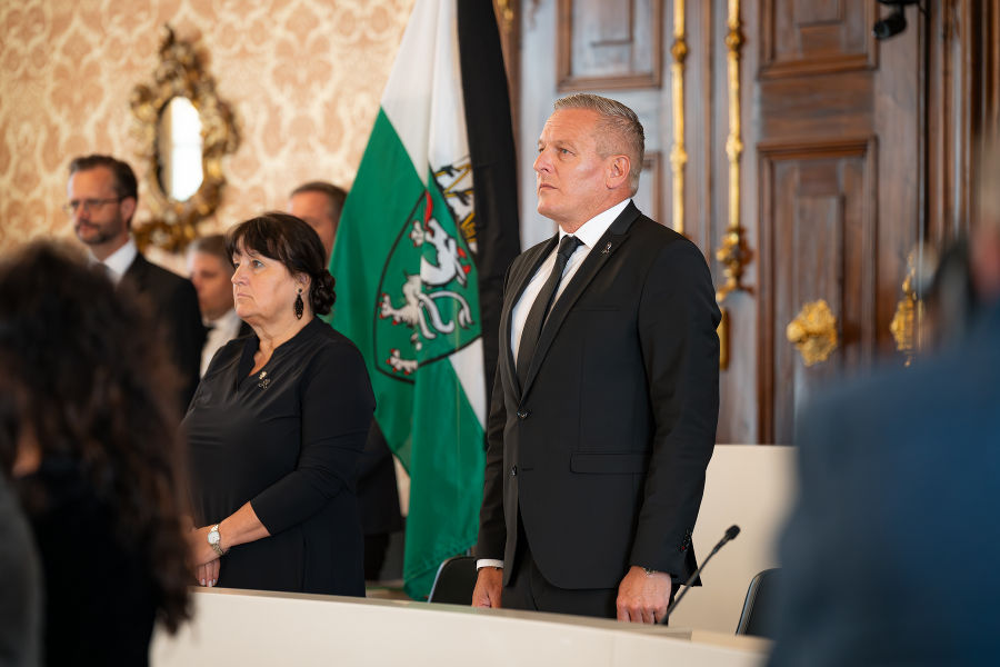 Parteiübergreifende Solidarität - Gedenksitzung im Landtag