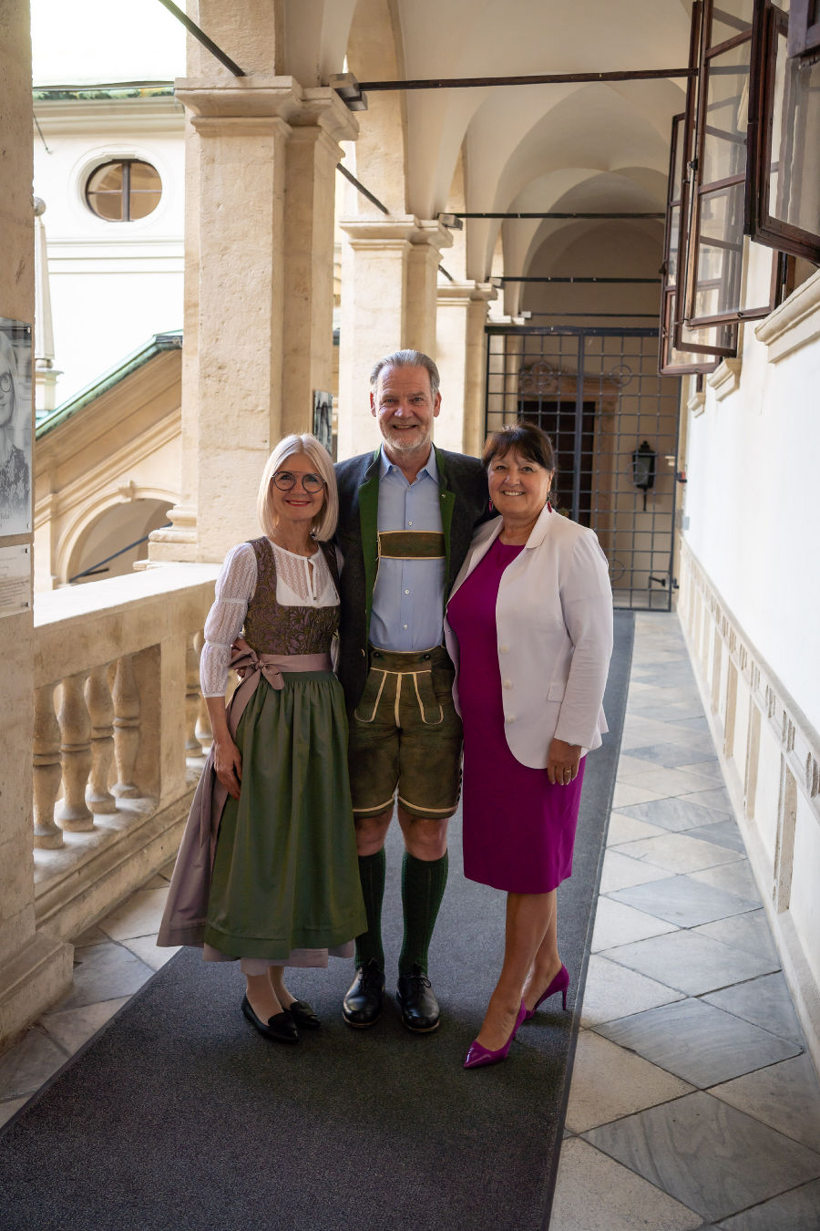 Khom und Kolar in Präsidentengalerie aufgenommen